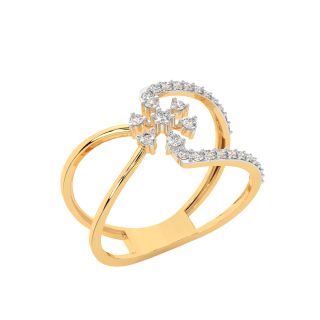 Ezra Round Diamond Engagement Ring